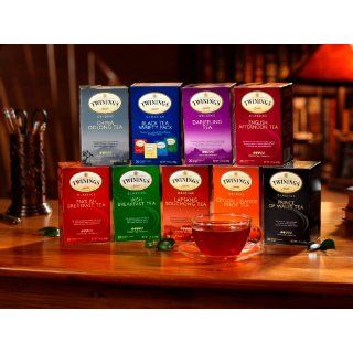 Twinings Variety Pack of Four Flavors, Tea Bags, 20 Count Boxes (Pack of 6)  Black Teas  Grocery & Gourmet Food
