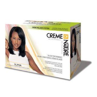 Creme of Nature Sodium Hydroxide Creme Relaxer System Super  Hair Relaxer Conditioners  Beauty
