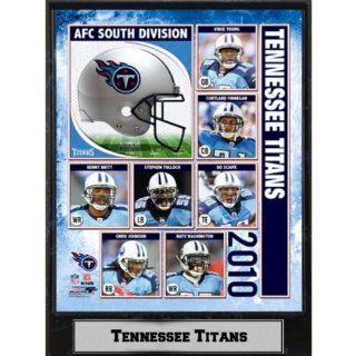 2010 Tennessee Titans 9X12 Stat Plaque (14 Pieces) [Misc.]  Sports Fan Decorative Plaques  Sports & Outdoors