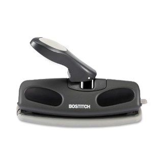 Stanley Bostitch 2 to 7 Hole Adjustable Hole Punch with Swivel Handle, 25 Sheet Capacity, Black (HPK7 ADJ)  Manual Multi Hole Paper Punches 