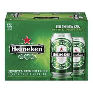 Heineken Premium Lager Cans  12 oz, 12 pk