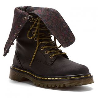 Dr Martens Aleina 14 Tie Boot  Women's   Black Burnished Wyoming