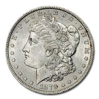 1879 O Morgan Silver Dollar   Almost Uncirculated 58 