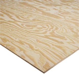 Pine Sheathing Plywood (Common 15/32 x 4 x 8; Actual 0.50 in x 48 in x 96 in)