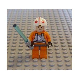 Lego Star Wars Mini Figure Luke Skywalker X Wing Pilot with Lightsaber (Approximately 45mm / 1.8 Inches Tall) Toys & Games