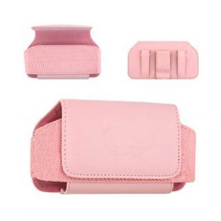 High Quality Leather Horizontal Large Size Pouch Protective Carrying Cell Phone Case with Belt Clip and Belt Loops for AT&T Apple iPhone 4 16GB 32GB / iPhone 3G 8GB 16GB / 3GS 16GB 32GB (It will fit the cell phone already with a Rubber / Silicon Cover 