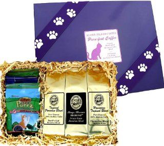 All Natural Gourmet Cat Treats in Pet Gift Presentation for Cat Lovers Who Also Love Great Coffee, Christmas Gifts for Cats and Cat Lovers