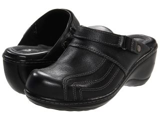 SoftWalk Macy Womens Clog Shoes (Black)