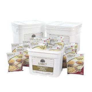 Freeze Dried Survival Food Storage Meals 360 Large Servings 93 Lbs   Emergency Disaster Insurance Preparedness Supply   25 Year Life Also for Hiking, Camping  Legacy Food  Sports & Outdoors