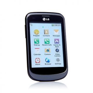 LG No Contract Touchscreen Camera Phone with Car Charger, Case, 1500 Minutes an