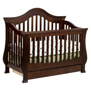Million Dollar Baby Classic Ashbury 4 in 1 Convertible Crib with Toddler Rail  