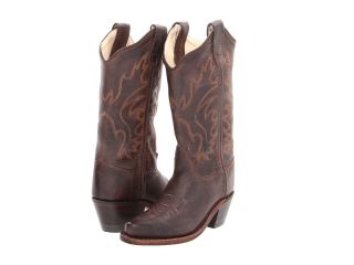 Old West Kids Boots Western Snip Toe Boot (Toddler/Little Kid) Brown Canyon
