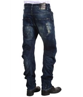 G Star Arc Loose Tapered Jean in Rugby Destroy Mens Jeans (Navy)