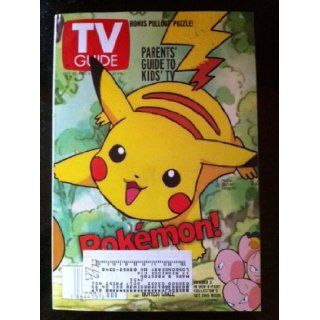 TV Guide October 30 November 5, 1999 (1 of 4 covers) (Pikachu and Exeggcute of Pokemon The Ultimate Kid Craze of the Decade; Jesse L. Martin Broke Ally McBeal's Heart Then He Got Life On Law & Order; Top 10 New Kids' Shows Spongebob Squarepan