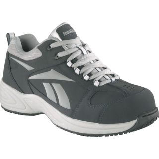 Reebok Composite Toe EH Street Sport Jogger Oxford Shoe   Navy/Silver, Size 12,