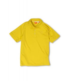 PUMA Golf Kids Solid Tech Polo Boys Short Sleeve Pullover (Yellow)