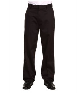 Dockers Mens Never Iron Essential Khaki D3 Classic Fit Flat Front Pant Mens Casual Pants (Black)