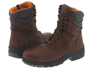 Timberland PRO Titan 8 Waterproof Safety Toe Mens Work Lace up Boots (Brown)