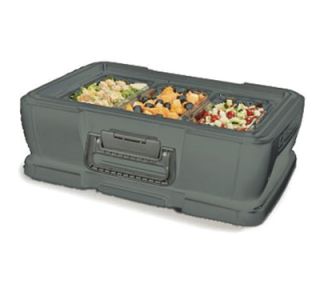 Carlisle 18 qt Cateraide Top Loading Insulated Food Carrier   Olive Green