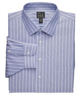 Traveler Tailored Fit Spread Collar Stripe Dress Shirt JoS. A. Bank