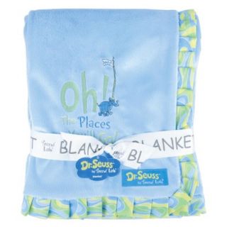 Dr Seuss Oh the Places Blanket