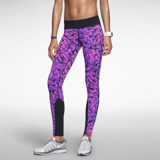 Nike Dri FIT Epic Lux Printed Womens Running Tights   Hyper Pink