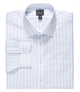 Traveler Spread Collar Stripe Dress Shirt JoS. A. Bank