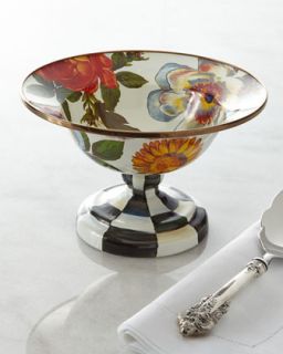 Small Flower Market Compote   MacKenzie Childs