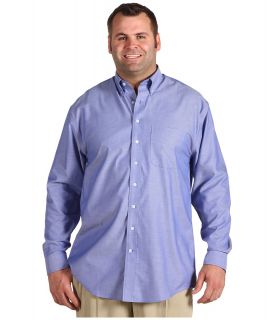 Cutter & Buck Big and Tall Big Tall Long Sleeve Epic Easy Care Royal Oxford Mens Clothing (Blue)