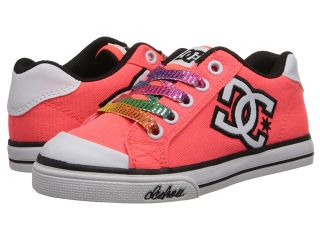 DC Kids Chelsea Canvas Girls Shoes (Coral)