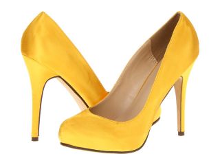 Michael Antonio Love Me Satin High Heels (Yellow)