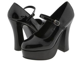 Pleaser USA Dolly 50 Womens Maryjane Shoes (Black)
