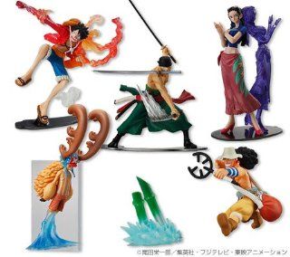 [5 + rare species included color / all six full comp set] Attack Motions BECOMING A HERO (6 types, all gathered) ONE PIECE ATTACK MOTIONS (japan import) Toys & Games