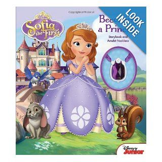 Disney Sofia the First Becoming a Princess Storybook and Amulet Necklace (Storybook with Jewelry) Elizabeth Bennett 9780794428730  Kids' Books