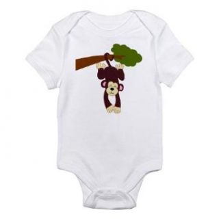 Hanging Around Monkey Baby Onesie   Size 18 24 Months Infant And Toddler Bodysuits Clothing