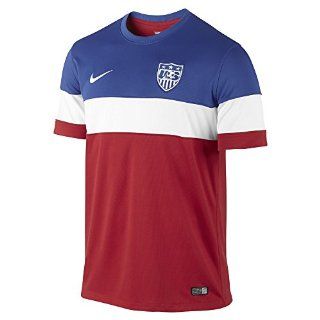 USA Away soccer jersey, World Cup 2014 with official names (XL, No name)  Sports & Outdoors