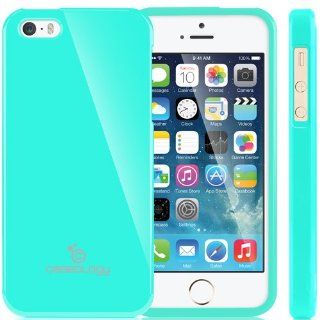 [Drop Protection] Caseology Apple iPhone 5 / 5S Slim Fit Skin Cover [Shock Absorbent] TPU Bumper Case [Turquoise Mint] [Made in Korea] (for Verizon, AT&T Sprint, T mobile, Unlocked) Cell Phones & Accessories