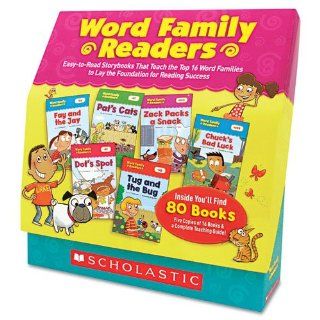 Word Family Readers Set, 80 Books/16 Pages and Teaching Guide, Grades K 2  Early Childhood Development Products 