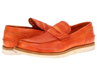 Just Cavalli Penny Loafer with Rubber Sole Orange