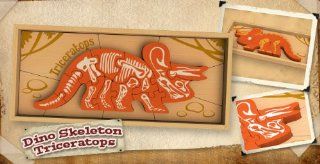 BeginAgain Dinosaur Skeleton Triceratops Jigsaw Puzzle Toys & Games