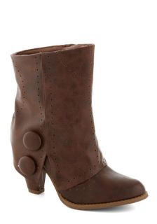 Follow in Your Footsteps Boot in Brown  Mod Retro Vintage Boots