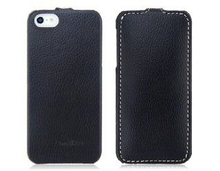 Melkco PU Leather Flip Case for iPhone 5 (Black) + Worldwide free shiping Cell Phones & Accessories