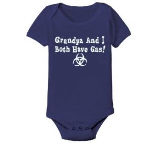 KidTeez Unisex baby Grandpa & I Both Have Gas One Piece Clothing