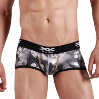 XUBA New Mens Low Rise Sexy Underwear Trunk Boxer Brief 1044 at  Mens Clothing store