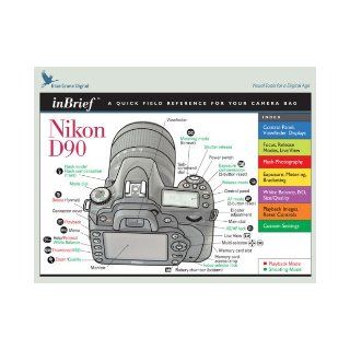 Nikon D90 Inbrief Laminated Reference Card (9781934148648) Blue Crane Digital Books
