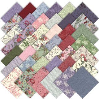 Moda Collections for a Cause Mill Book Series circa 1835 Charm Pack, Set of 42 5 inch (12.7cm) Precut Cotton Fabric Squares