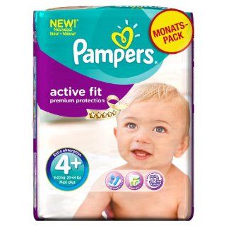 Active Fit nappies (size 4 maxi plus 9 20 kg)   1 Economy pack containing 140 nappies Health & Personal Care