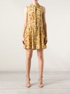 Saloni Floral Blouse Dress