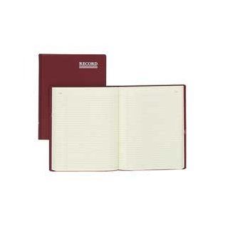 Rediform Office Products Products   Record Ruled Book W/Margin, 150 Page, 10 3/8"x8 3/8", Red   Sold as 1 EA   Hard cover account book features faintly record ruled pages with margin lines. Pages are numbered for easy reference and printed in gre