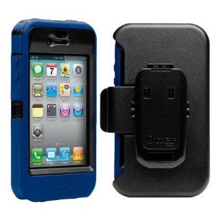 Otterbox Defender Case for iPhone4 Blue NOT COMPATIBLE WITH WHITE IPHONE 4 Cell Phones & Accessories